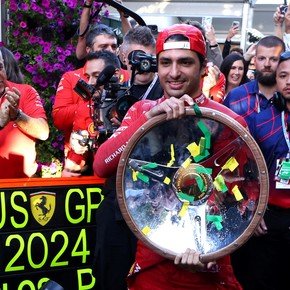 Fórmula 1: el viral relato italiano del triunfo de Sainz con Ferrari en Australia