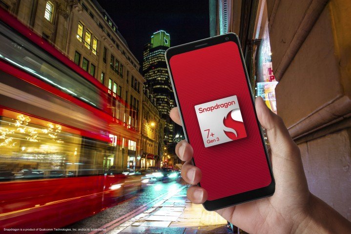 Qualcomm Snapdragon 7 Plus Gen 3 en un teléfono.