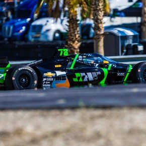 IndyCar: Canapino hizo una gran carrera y terminó en el top 10, en la millonaria carrera de Thermal