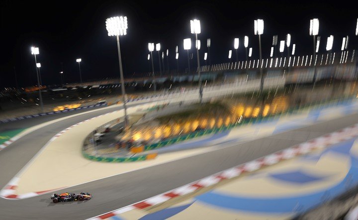 Acción de qualy en el Circuito de Sakhir.