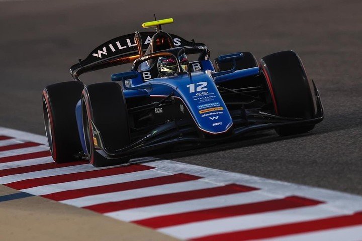 Colapinto con su Dallara #12. (@francolapinto)