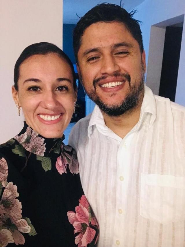 Esteban Zambrano y Carolina da Silva