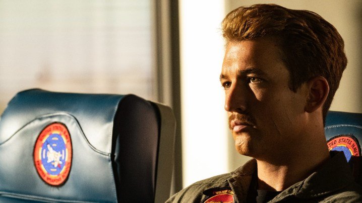 Miles Teller en Top Gun: Maverick.
