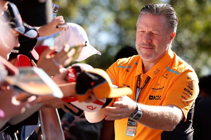 Zak Brown (AFP).