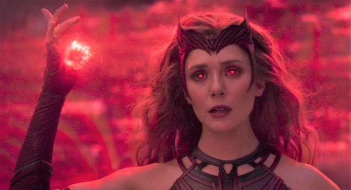 Scarlet Witch se enciende en "WandaVision".