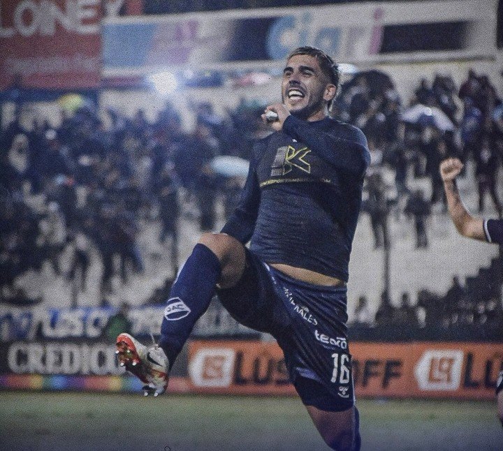 Kalinski puso el 2-0 para Quilmes en el segundo tiempo (Prensa QAC)