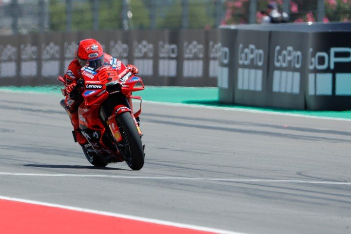 Marc Márquez arrasó en la Sprint del GP de Aragón.
(EFE/Javier Cebollada)