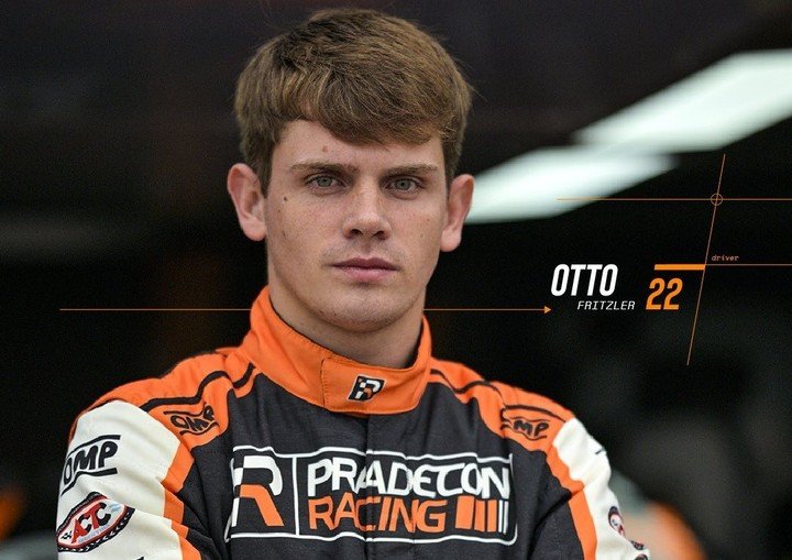 Otto Fritzler, el más veloz del sábado. (@Pradeconracing)