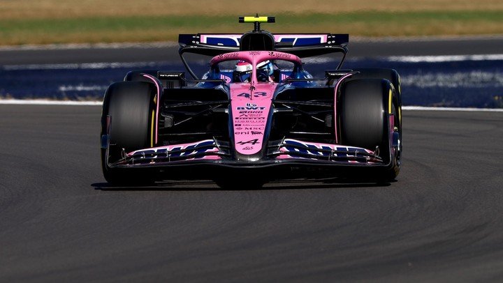 Franco Colapinto en acción en Silverstone. (@AlpineF1Team)