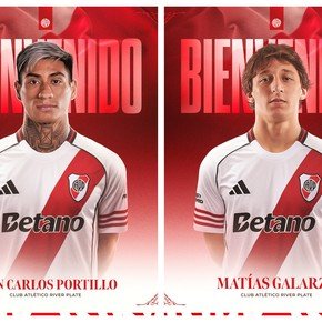 El video especial de River para darles la bienvenida a Portillo y Galarza Fonda