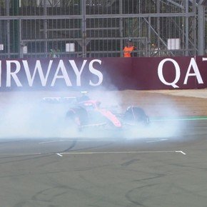 Franco Colapinto hizo un trompo, no pudo continuar y quedó eliminado de la clasificación de la F1 en Silverstone