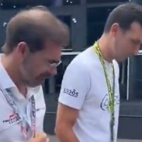 Lionel Scaloni alentó a Franco Colapinto en la clasificación del Gran Premio de Bélgica