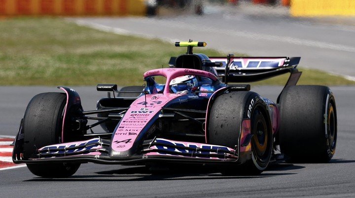 El Alpine al que Gasly no ve muy bien.