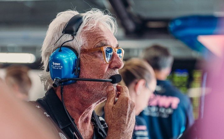 Flavio Briatore manejará el box de Alpine hasta Zandvoort.