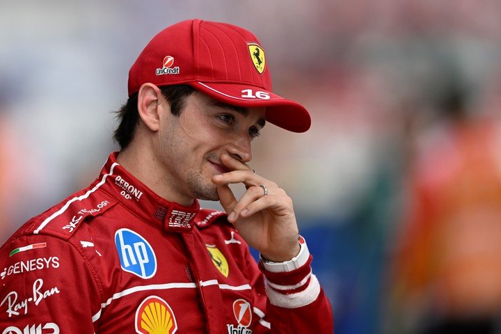 Charles Leclerc logró la pole. (AP)