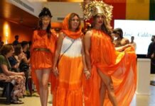 Desfile de moda circular diverso en el Parque de las Tejas