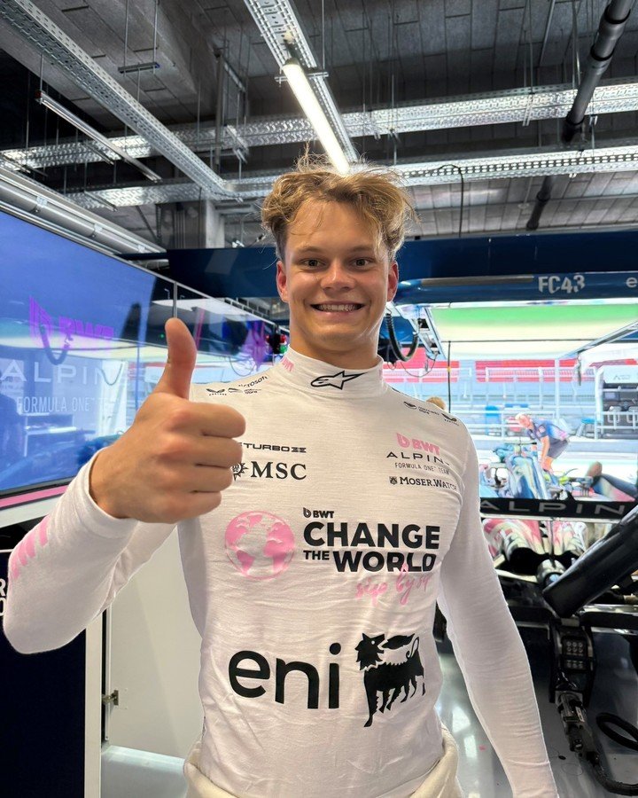 Aron estará presente en la primera práctica en Monza. Foto: Alpine