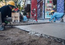 Las obras de mejora en la Peatonal Ayacucho alcanzan un 85% de avance