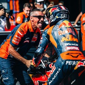 Valentín Perrone voló en Motegi y partirá desde una gran ubicación en la carrera de Moto3