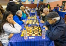 Más de 60 competidores participaron de la primera fecha de la Liga Municipal de Ajedrez 2025
