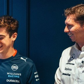 El gesto de James Vowles, jefe de Williams, con Franco Colapinto