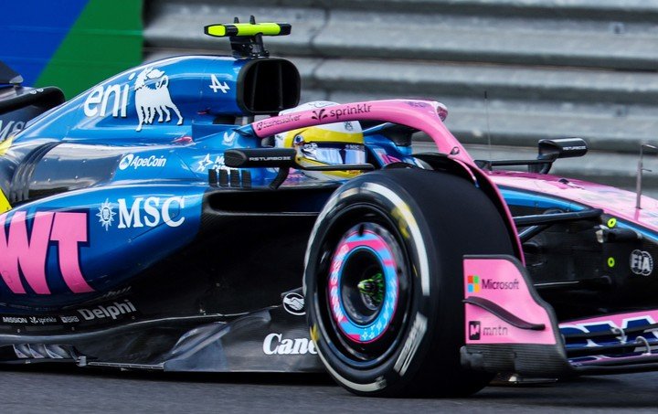El Alpine de Franco Colapinto en plena acción durante la qualy del GP de Estados Unidos.
(Thomas Shea-Imagn).