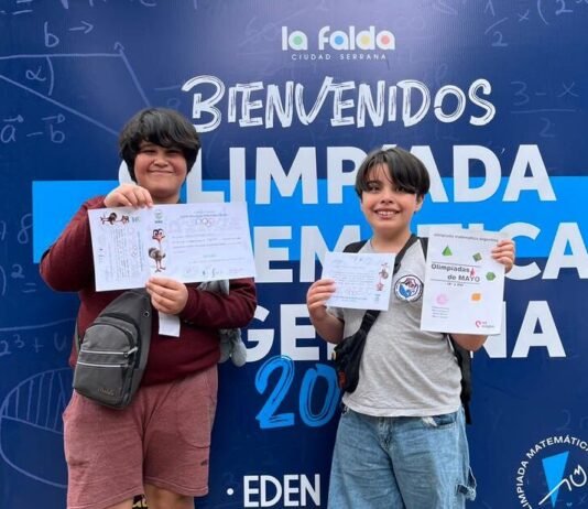 Dos estudiantes municipales sobresalieron en la instancia nacional de la Olimpíada Matemática Ñandú