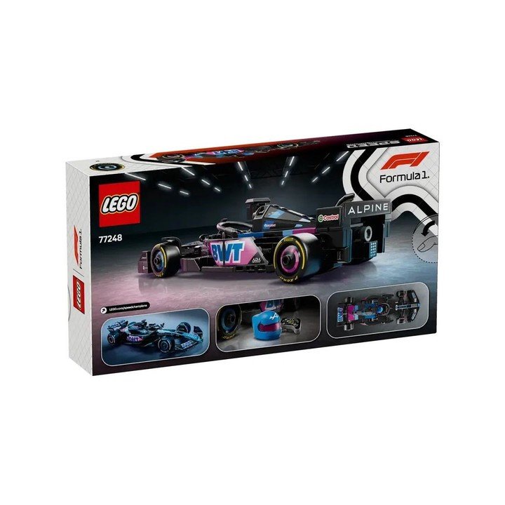  La caja del producto resalta los detalles de diseño y las características especiales del modelo de F1 (Fuente: Mercado Libre)