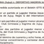 Gimnasia de Jujuy – Deportivo Madryn: AFA publicó sanciones y el fallo del Tribunal podría salir el lunes