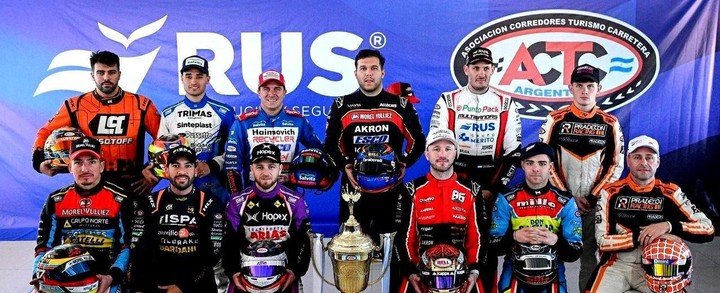 Los 12 de la Copa de Oro del TC.