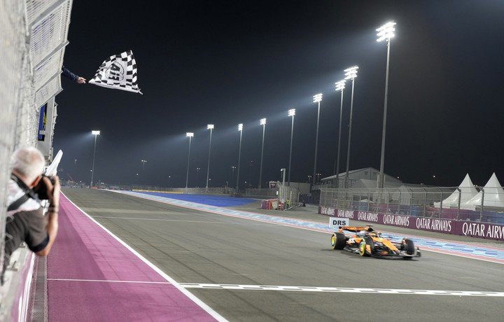 Piastri fue el ganador en la Sprint de Qatar. (EFE/EPA/ALTAF QADRI / POOL)