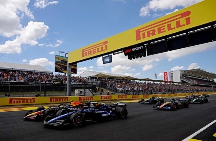 En la largada de 2024 en Austin, Franco había sido atacado por Checo Pérez.
(REUTERS/Patrick T. Fallon).