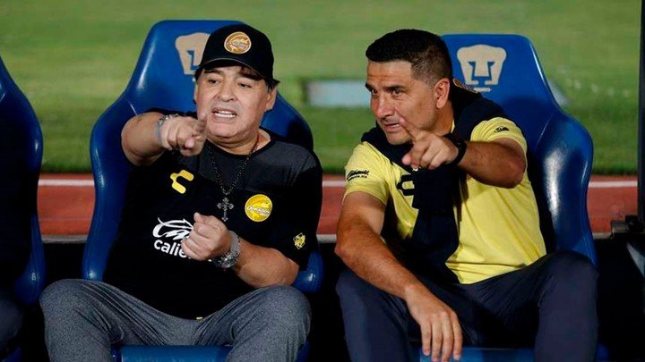 Martínez y su experiencia con Maradona.