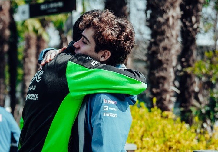 La amistad entre el argentino y el brasileño viene desde hace tiempo. (@stakef1team_ks)