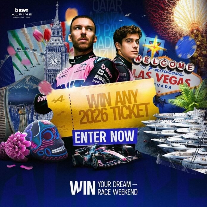 El ticket dorado de Alpine para acompañar a Colapinto: qué es y cómo participar