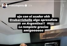 Fórmula 1: Colapinto visitó a Barrichello antes del GP de Brasil, compartieron un asado y se subió a uno de sus monoplazas