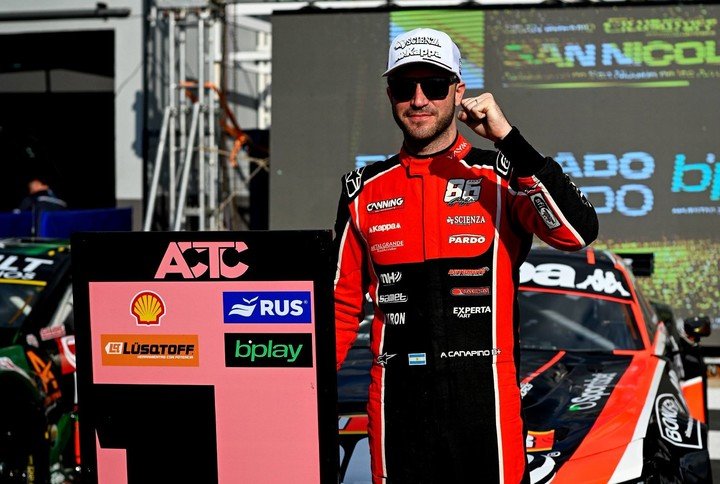 Agustín Canapino, piloto de Chevrolet en el Turismo Carretera. (Prensa ACTC)