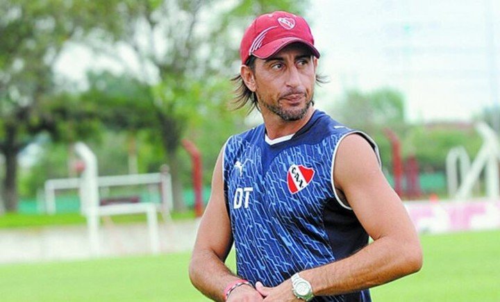 Cristian Díaz en su paso por Independiente.