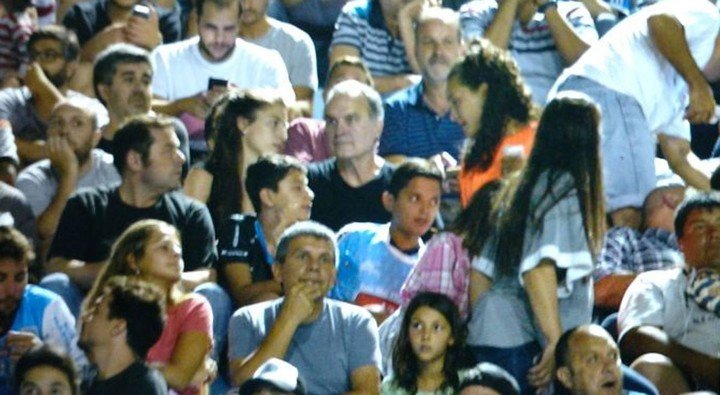 Bielsa, presente en la despedida de Aimar. (Foto: La Voz)