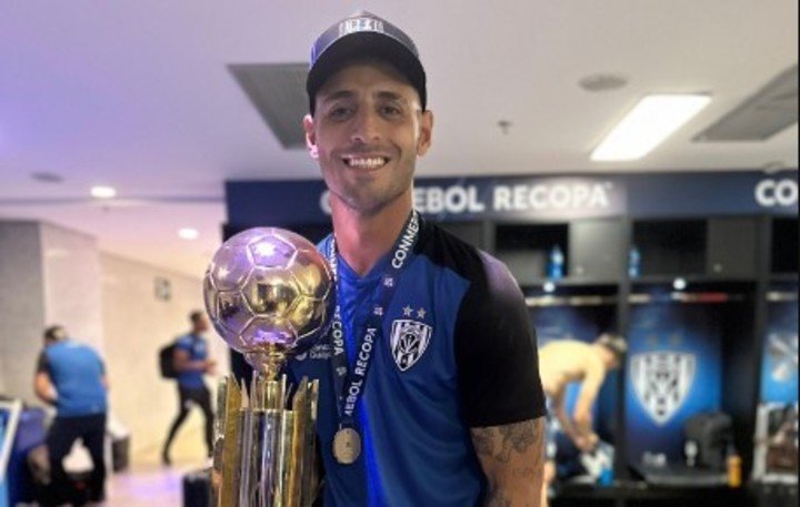 Nicolás Previtali, campeón con Independiente del Valle