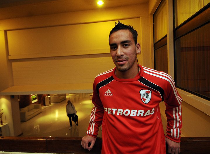 Facundo Affranchiano en una pretemporada con River Plate. FOTO: FABIAN GASTIARENA