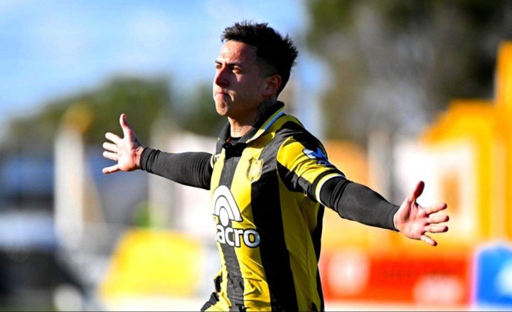 Nazareno Solís,fue figura en la Primera Nacional 2025 con Madryn. (Prensa Dep. Madryn).