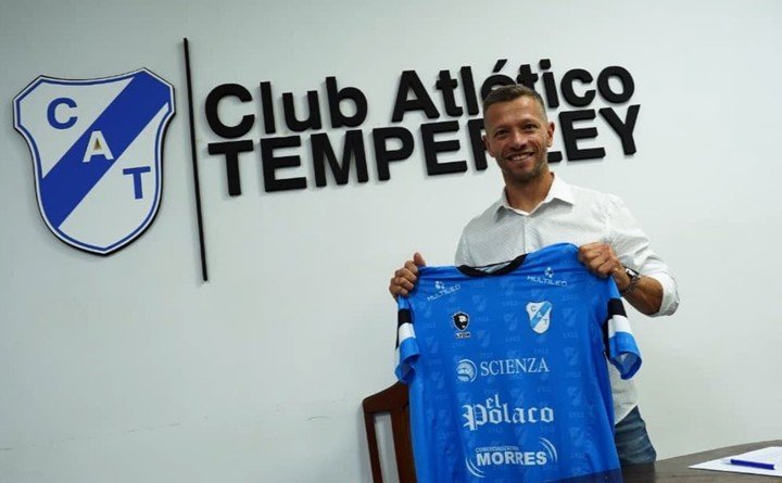 Nico Domingo, nuevo DT de Temperley.(@TemperleyOk)