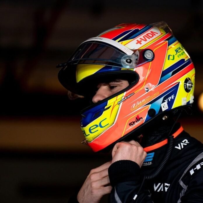 Nicolás Varrone se midió en un Fórmula 2: cómo le fue en el test de postemporada en Abu Dhabi