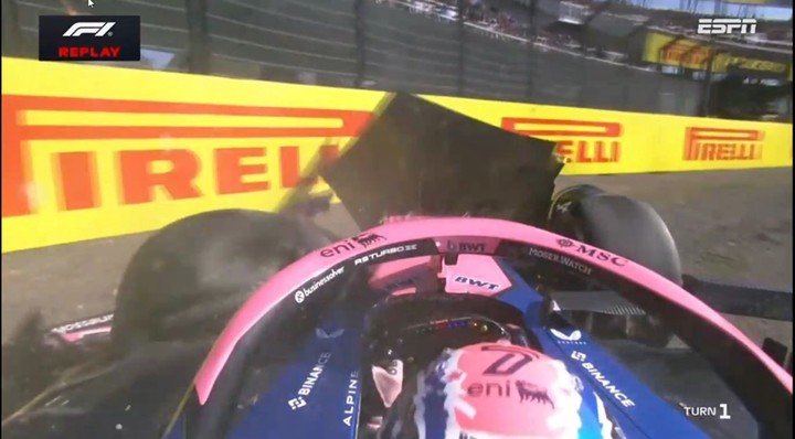 Jack Doohan destrozó su auto en la segunda práctica del GP de Japón de F1 este año.