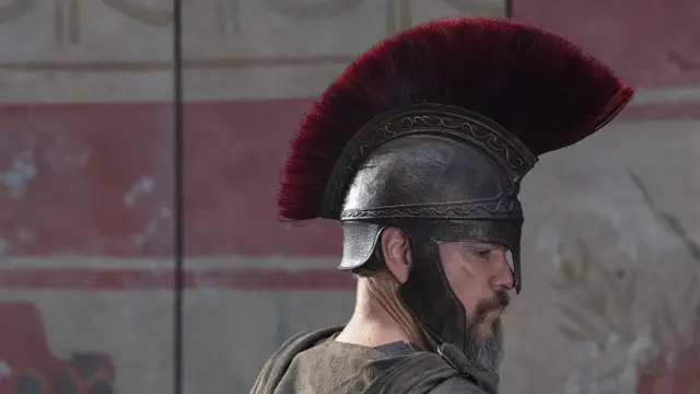 Matt Damon vestido como Ulises