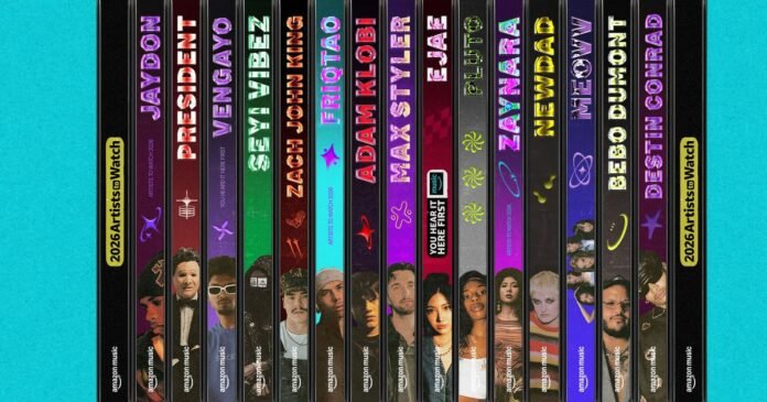 Amazon Music presenta los 49 artistas que debes ver sí o sí este 2026
