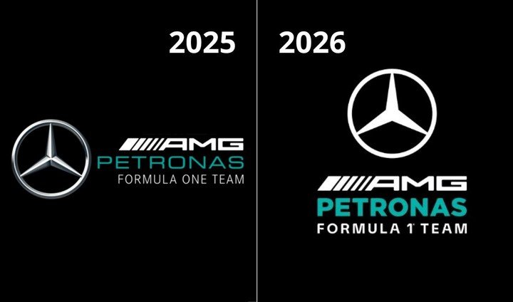 El nuevo logo de Mercedes en la Fórmula 1.