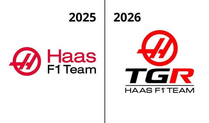 El nuevo logo de Haas en la Fórmula 1.