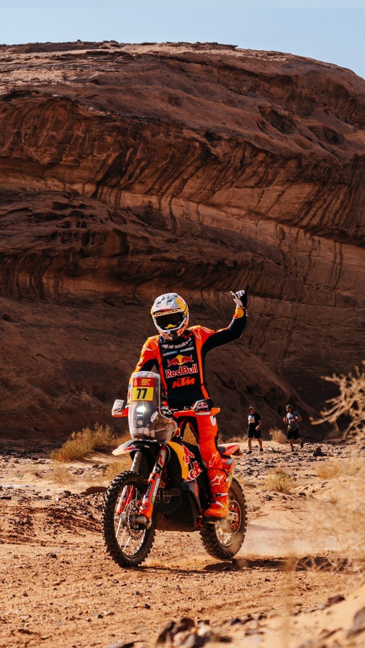 Luciano Benavides fue séptimo en la jornada maratón de este miércoles en motos.
(@l.benavides77 en IG).